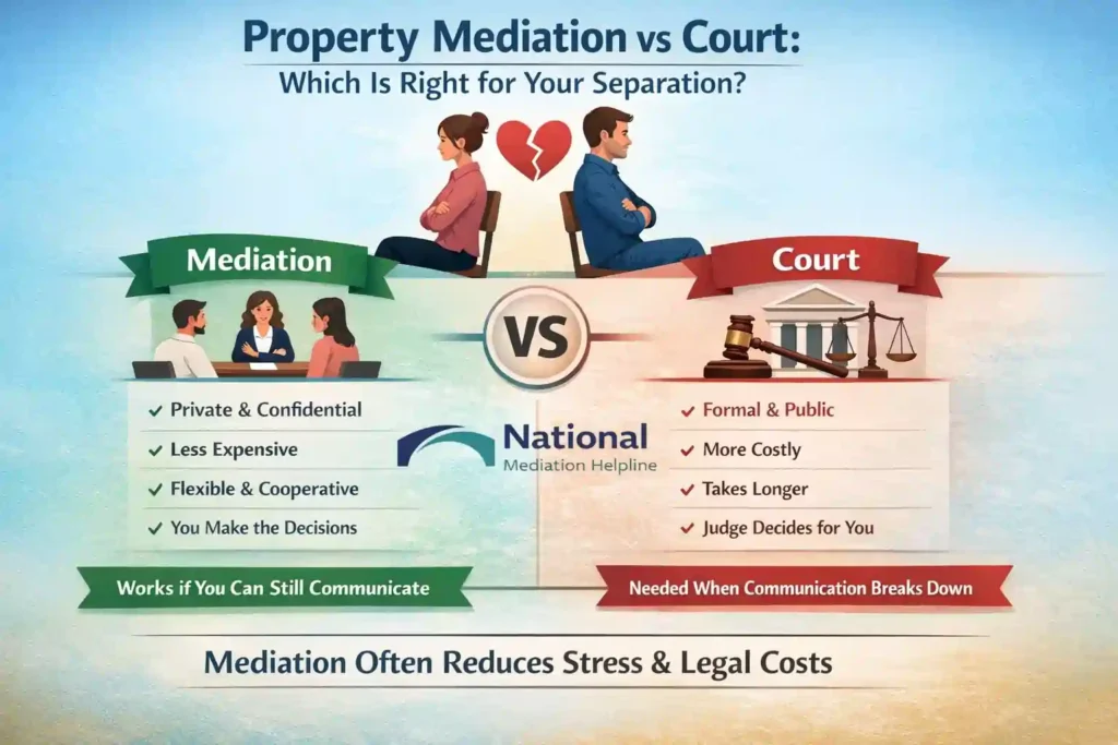 Property Mediation vs Court: Which Is Right for Your Separation Oldham?
